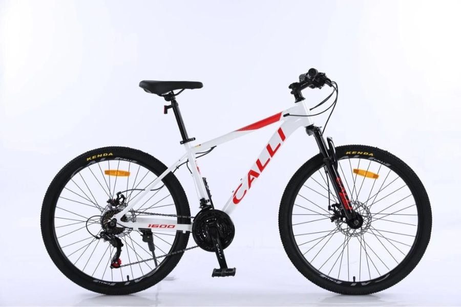 Xe đạp địa hình Calli 1600 loại 24 và 26 inch giảm giá 299K 39 Xe đạp calli 1600 màu trắng đỏ