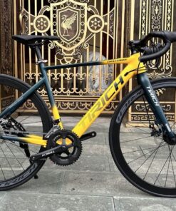 Xe đạp đua Tirich màu vàng xanh