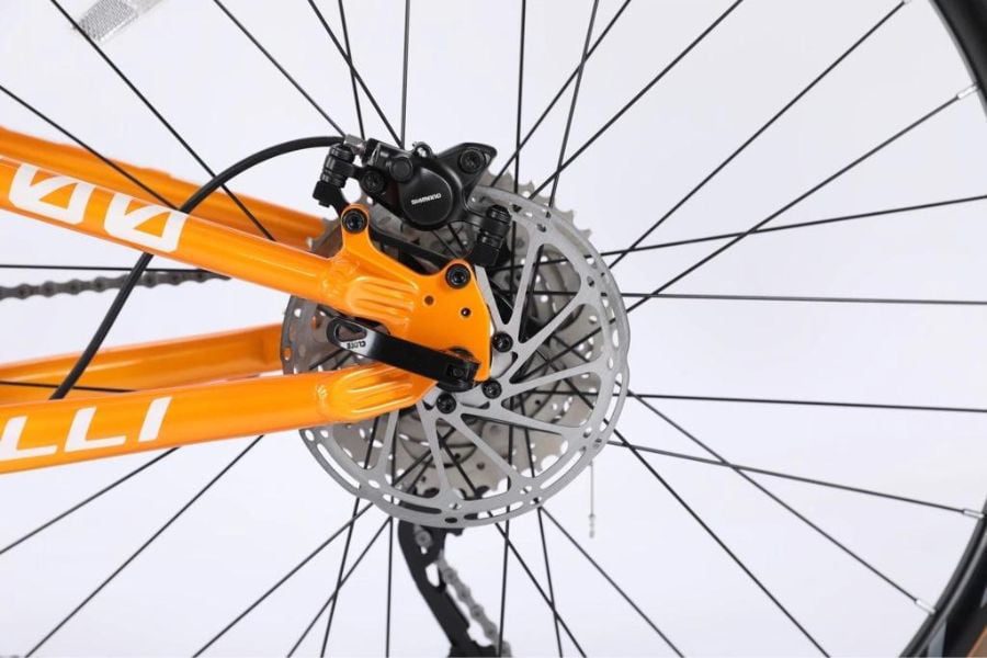 Xe đạp địa hình Calli 5900 2 phuộc siêu giảm giá 499K 41 Cụm phanh sau xe đạp Calli 5900