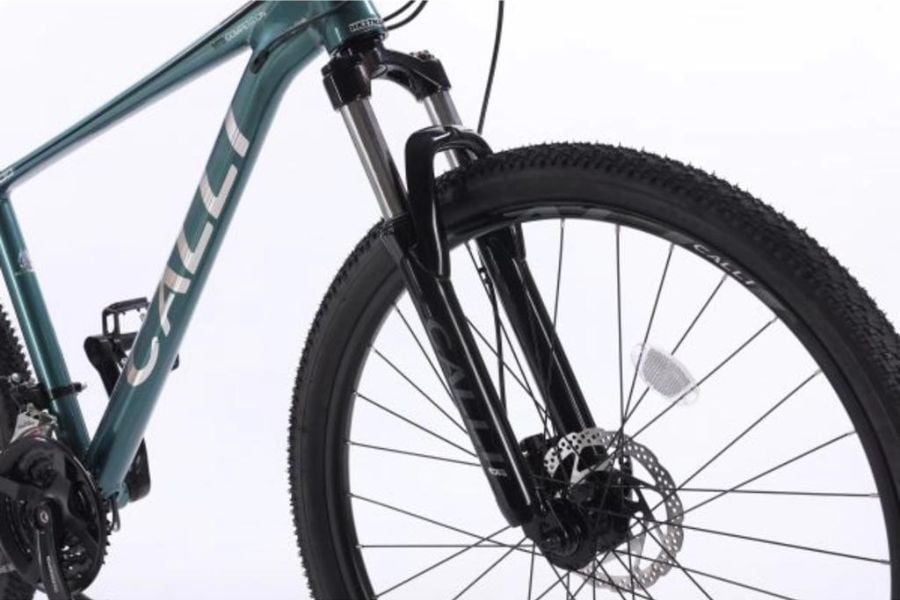 Xe đạp địa hình Calli 4100 giảm giá 510K 14 Khung càn phuộc nhún Xe đạp Calli 4100