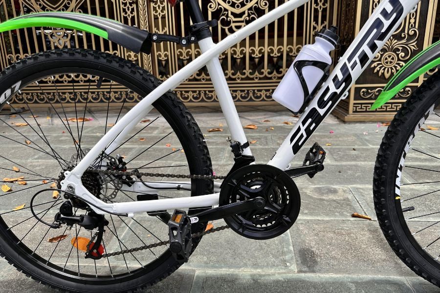 Xe đạp địa hình Easy Try - 21 tốc độ, phuộc nhún, bạc đạn, phanh đĩa 16 Khung nhôm Xe đạp Easy Try