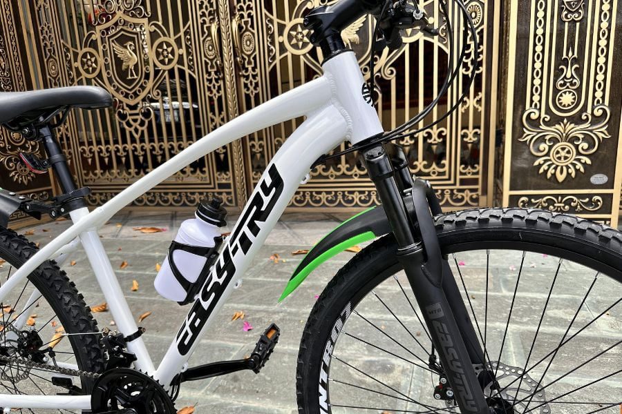 Xe đạp địa hình Easy Try - 21 tốc độ, phuộc nhún, bạc đạn, phanh đĩa 18 Phuộc nhún Xe đạp Easy Try