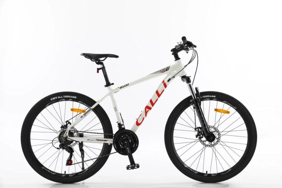 Xe đạp địa hình Calli 2100 giảm giá 260K 10 xe đạp Calli 2100 màu trắng
