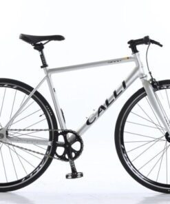 xe đạp fixed gear calli S1000 màu bạc