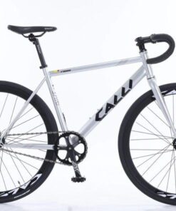 xe đạp fixgear calli F3000 màu bạc