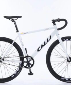 xe đạp fixgear calli F3000 màu trắng