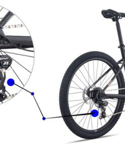 Xe đạp địa hình Giant ATX 720 bản 2025 giảm giá 500K + KM 21 Bộ truyền động Xe đạp giant ATX 720 bản 2025