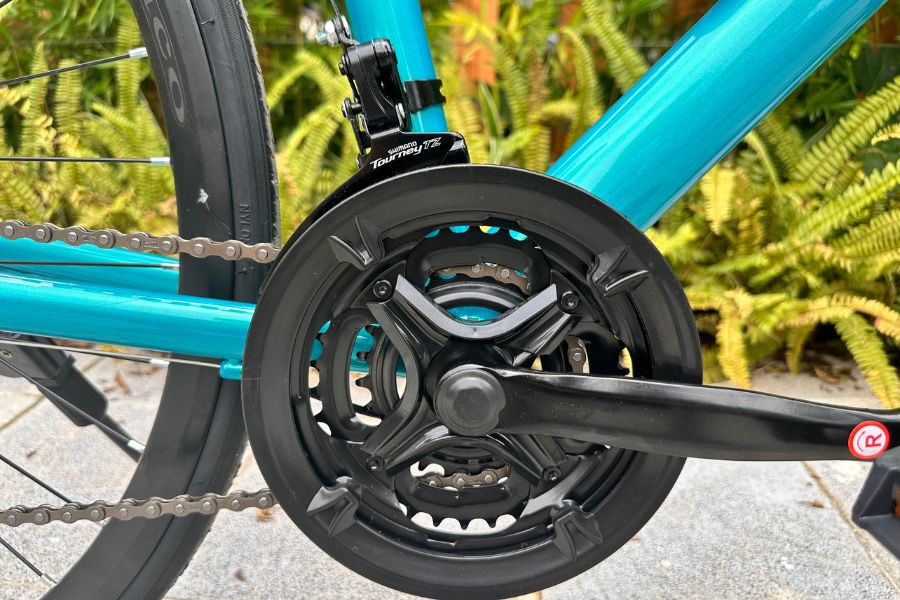 Xe đạp tay cong (xe đạp cuộc) Maco bộ đề chính hãng Shimano 52 Củ đề Trước Và đùi đĩa Xe đạp đua Maco