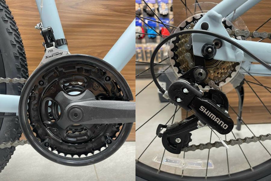 Xe đạp địa hình Giant ATX 620 bản 2025 giảm giá + KM 38 Củ đề Trước Và Sau Xe đạp Giant Atx 620 Bản 2025