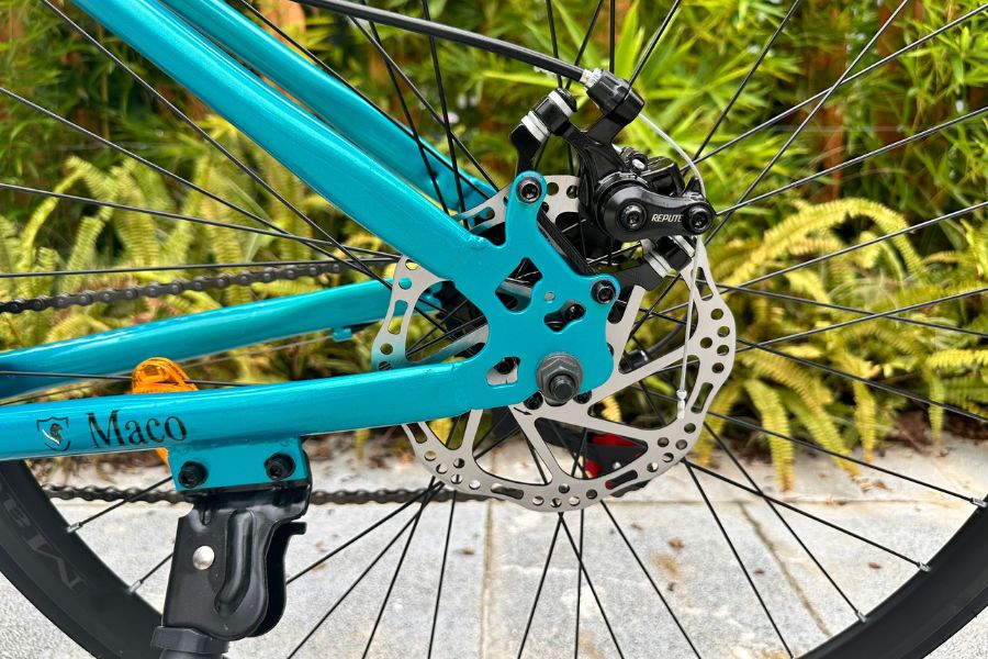 Xe đạp tay cong (xe đạp cuộc) Maco bộ đề chính hãng Shimano 51 Phanh đĩa Sau Xe đạp đua Maco
