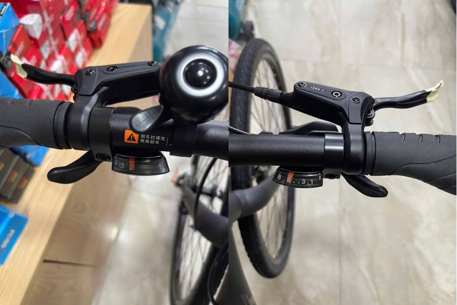 Xe đạp đường phố(touring) Giant Escape 1 bản 2025 giảm giá 550K 34 Tay đề Và Tay Phanh Xe đạp đương Phố (touring) Giant Escape 1 2025