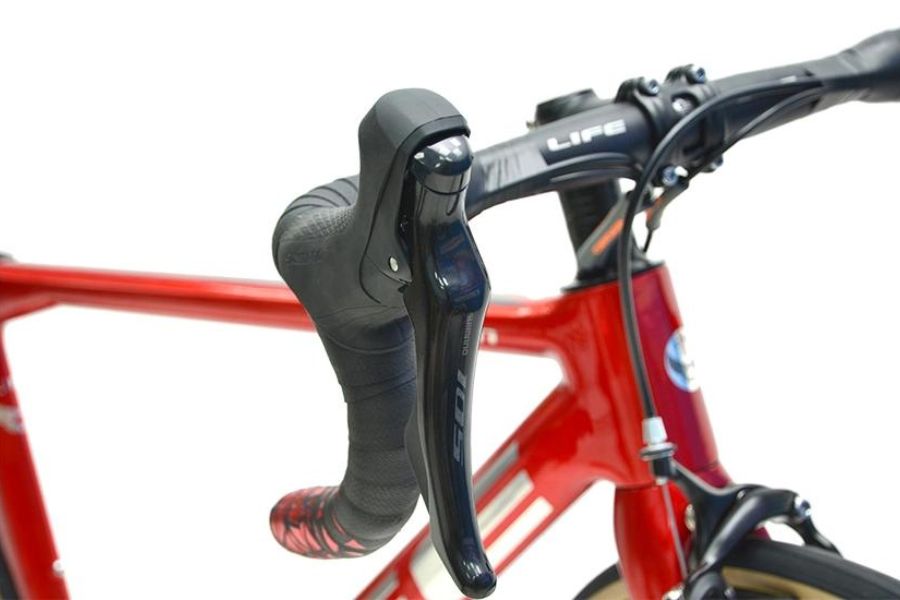 Xe đạp đua Life Captian khung Carbon linh kiện Shimano Nhật 52 Tay đề xe đạp Life captian