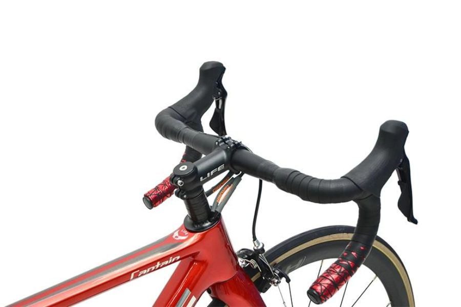 Xe đạp đua Life Captian khung Carbon linh kiện Shimano Nhật 51 Tay lái xe đạp Life captian