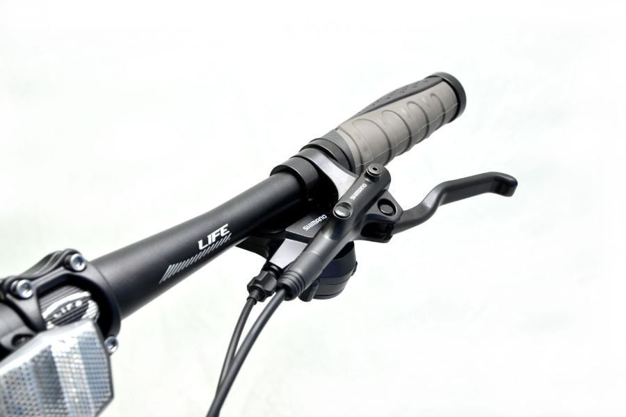 Xe đạp hybird Life HBR Xmas chiết khấu luôn 526K 49 Tay Phanh Dầu, Tay đề Xe đạp Life Hbr Xmas