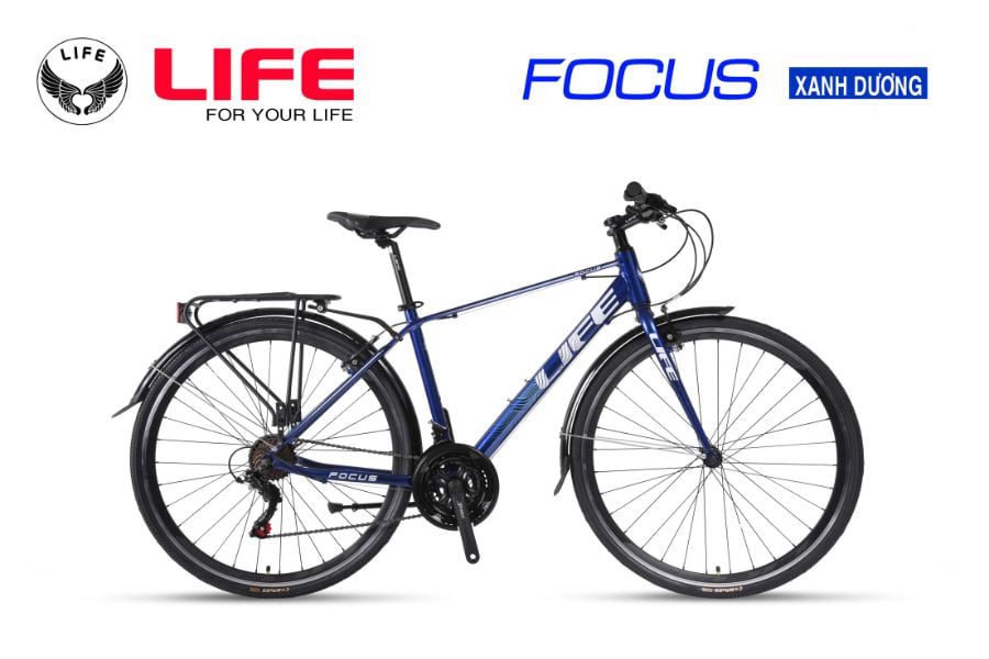 Xe đạp Life Focus Màu Xanh Dương