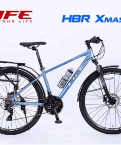Xe đạp hybird Life HBR Xmas chiết khấu luôn 526K 32 Xe đạp Life Hbr Xmas Xanh Bạc