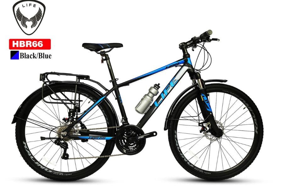 Xe đạp Hybird Life HBR66, giảm giá tốt 456K 13 Xe đạp Life Hbr66 Màu đen Xanh