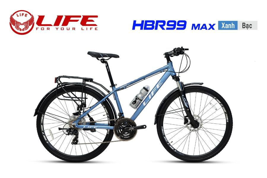 xe đạp Hybird Life HBR99 Max giảm giá 399K 29 Xe đạp Life Hbr99 Màu Xanh Bạc