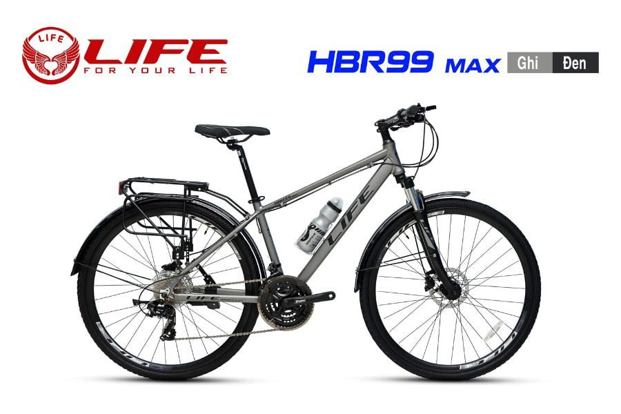 xe đạp Hybird Life HBR99 Max giảm giá 399K 31 Xe đạp Life Hbr99 Màu Ghi đen