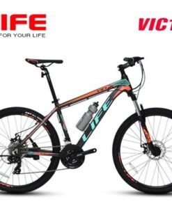 Xe đạp Life Vic1 Màu Ghi Vàng