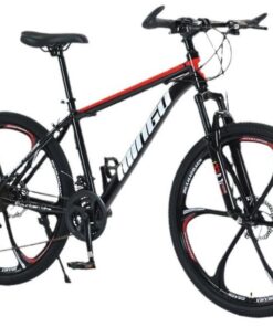 Xe đạp địa hình Mingu giá rẻ giảm giá 323K 47 Xe đạp địa Hình Mingu đen đỏ 6 đao