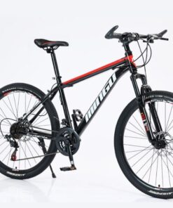 Xe đạp địa hình Mingu giá rẻ giảm giá 323K 46 Xe đạp địa Hình Mingu đen đỏ Vành Nan