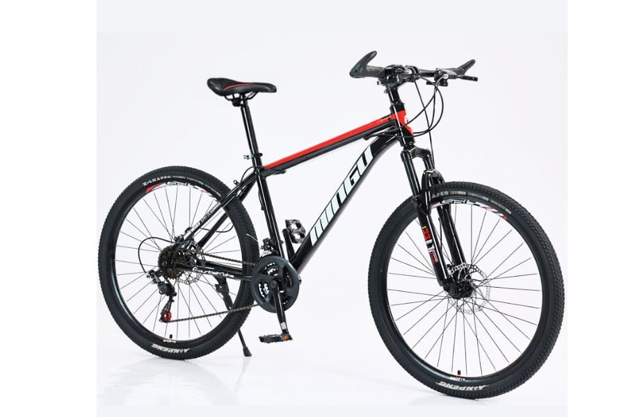 Xe đạp địa hình Mingu giá rẻ giảm giá 323K 53 Xe đạp địa Hình Mingu đen đỏ Vành Nan