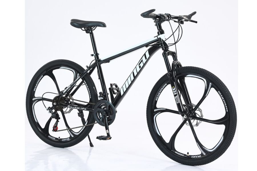 Xe đạp địa hình Mingu giá rẻ giảm giá 323K 62 Xe đạp địa Hình Mingu đen Trắng 6 đao