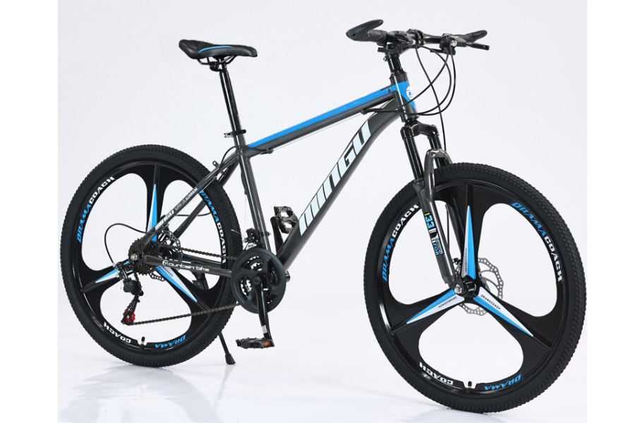 Xe đạp địa hình Mingu giá rẻ giảm giá 323K 56 Xe đạp địa Hình Mingu đen Xanh 3 đao