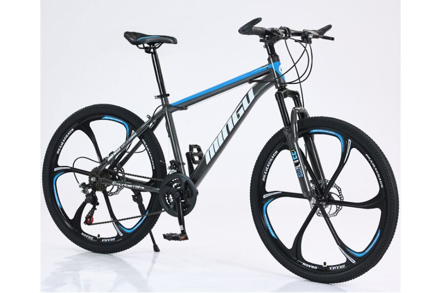 Xe đạp địa hình Mingu giá rẻ giảm giá 323K 61 Xe đạp địa Hình Mingu đen Xanh 6 đao