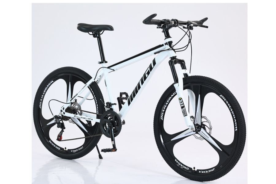Xe đạp địa hình Mingu giá rẻ giảm giá 323K 54 Xe đạp địa Hình Mingu Trắng đen 3 đao