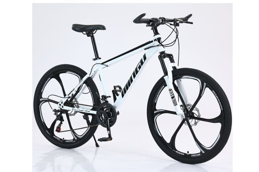 Xe đạp địa hình Mingu giá rẻ giảm giá 323K 59 Xe đạp địa Hình Mingu Trắng đen 6 đao