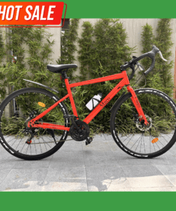 Xe đạp tay cong (xe đạp cuộc) Maco bộ đề chính hãng Shimano 39 Xe đạp đua Maco Màu đỏ