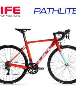 Xe đạp đua Life Pathlite khung dẹt Shimano Sora R3000 24 Xe đạp đua life pathlite màu đỏ