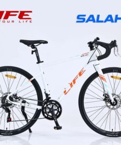 Xe đạp đua life salah màu trắng