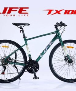 Xe đạp life tx100 màu xanh biếc