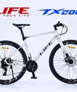 Xe đạp life tx200 màu vàng đồng nhạt