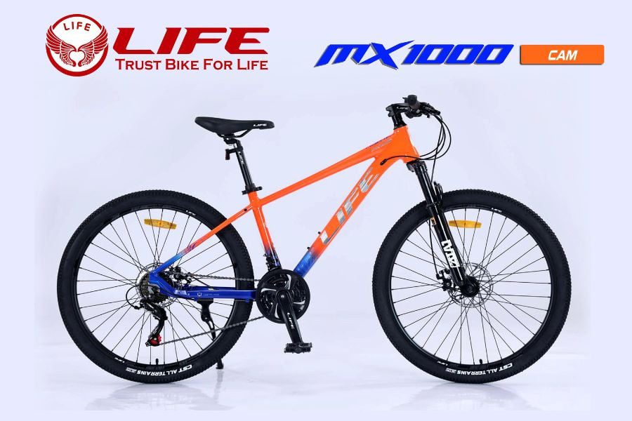 Xe đạp địa hình Life MX1000 giảm giá 389K 56 Xe đạp Life Mx1000 Màu Cam