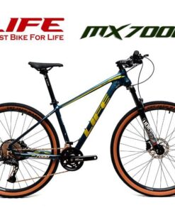 Xe đạp địa hình Life MX7000 giảm giá 699K 36 Xe đạp Life Mx7000 Màu Ghi Xanh