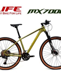 Xe đạp địa hình Life MX7000 giảm giá 699K 34 Xe đạp Life Mx7000 Vàng Cỏ úa