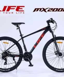 Xe đạp địa hình Life MX2000 full nhôm giảm giá 456K 31 Xe đạp địa Hình Life Mx2000 Màu đen Sần
