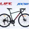 xe đạp đua life rx50 màu đen