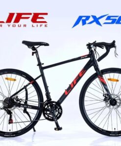 xe đạp đua life rx50 màu đen