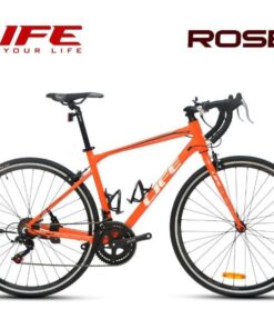xe đạp life rose màu cam