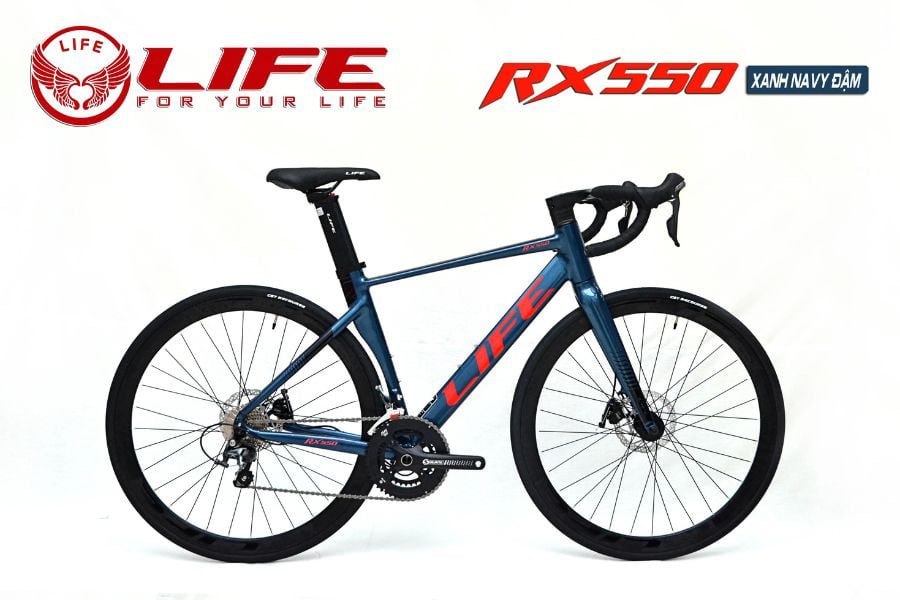 Xe đạp đua Life RX550 đẳng cấp dân chơi xe 39 xe đạp life rx550 màu xanh đậm
