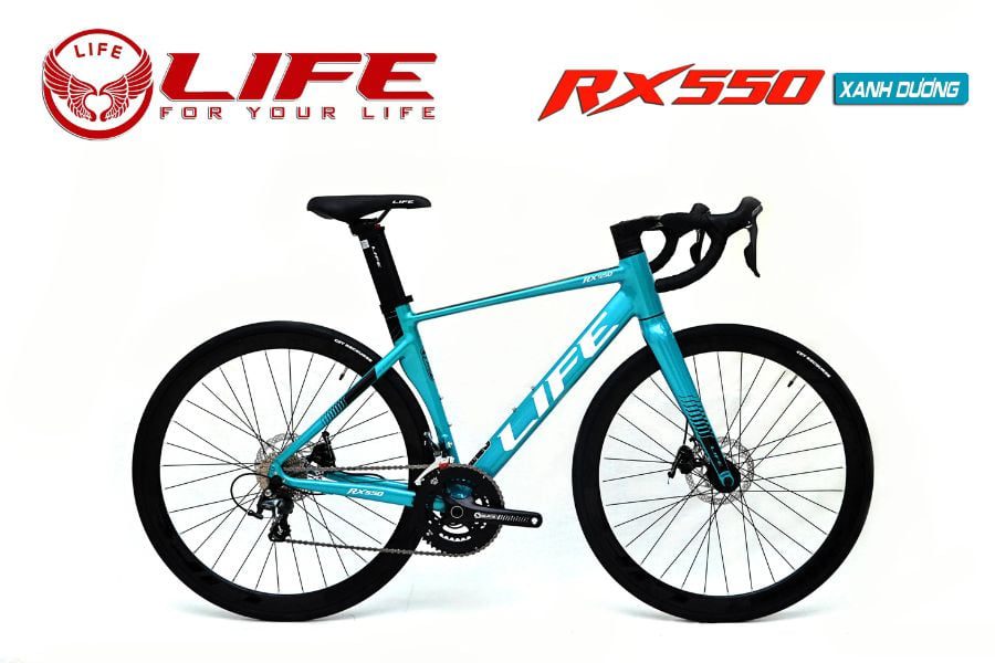 Xe đạp đua Life RX550 đẳng cấp dân chơi xe 38 xe đạp life rx550 màu xanh