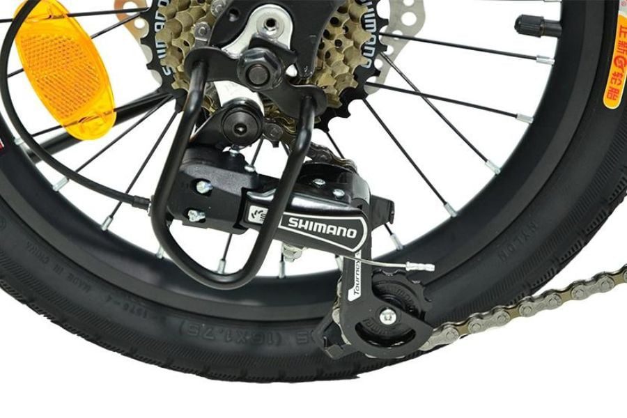 Xe đạp gấp Life E280 giảm giá tốt 260K 44 Củ đề Sau Xe đạp Gấp Life E280