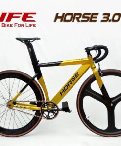 Xe đạp Fixed Gear Life Horse 3.0 Màu đen Vàng