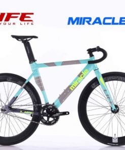 Xe đạp Fixed Gear Life Miracle giảm giá 566K 24 Xe đạp Fixed Gear Life Miracle Màu Xanh Vàng