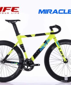 Xe đạp Fixed Gear Life Miracle Vàng Xanh